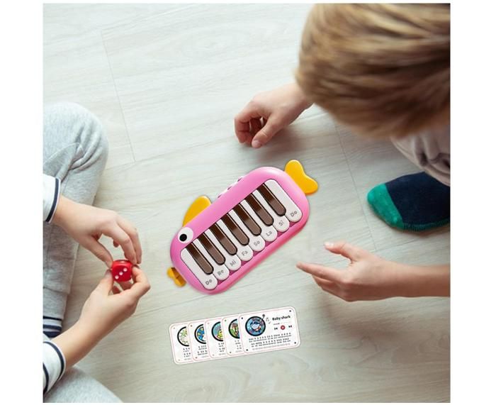 Piano De Poche Portable Pour Enfants – Jouet éducatif Musical Avec Touches Lumineuses, Piles AAA | Pour Filles Et Garçons à Partir De 6 Mois - 10