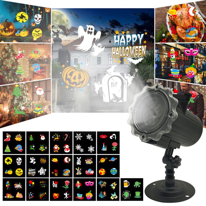 Projecteur De Décorations D'Halloween 2025 Aéliorées Pour Extérieur