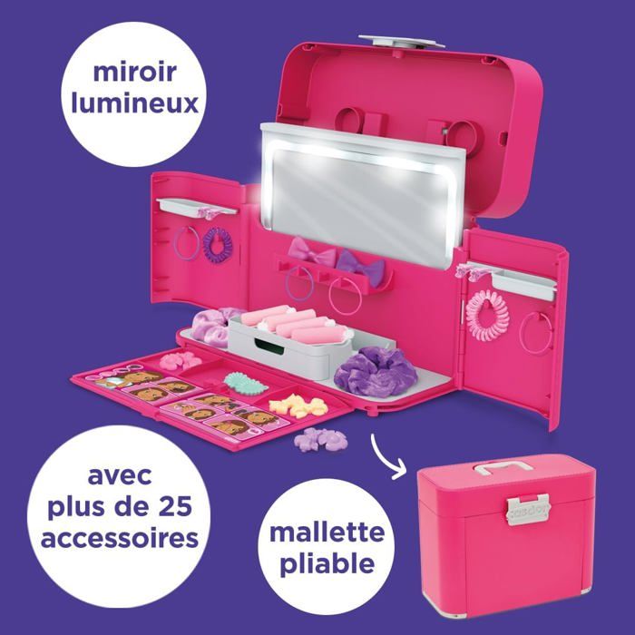 Coffret Coiffure - FERRY JOUETS - Sèche-Cheveux et Lisseur - Interactif - Dès 3 Ans - Accessoires Inclus - Jeux - Jouets Coffret Coiffure - FERRY JOUETS - Sèche-Cheveux et Lisseur - Interactif - Dès 3 Ans - Accessoires Inclus - Jeux - Jouets