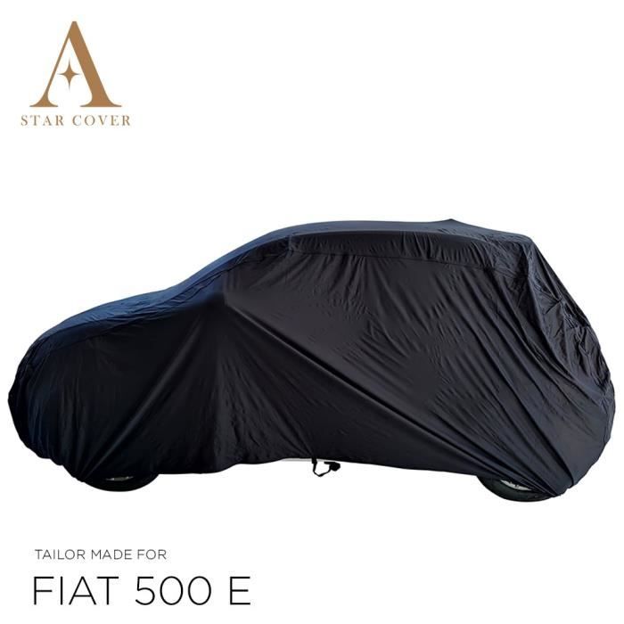  Star Cover Compatible avec Une bâche d'intérieur pour Fiat 500E  Housse Noir