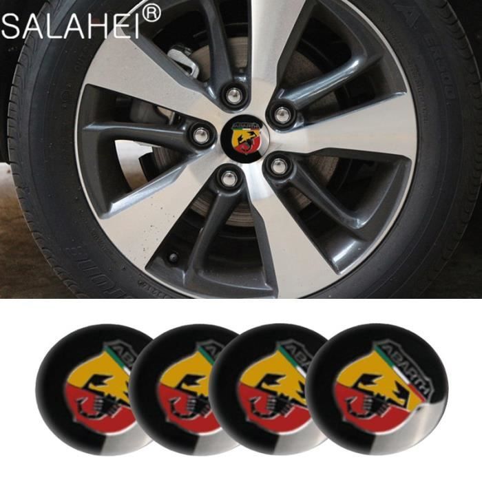 4 Pièces Enjoliveurs De Roue 56mm Pour Peugeot - Cache-Moyeux Autocollants Centre De Jante