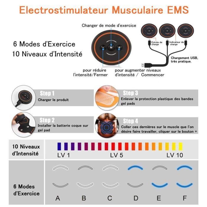 Morease electrostimulateur shop musculaire entraînement