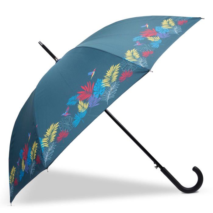 Parapluie Isotoner Automatique Ultra Déperlant - 96 Cm Canopée Large Sans PFC