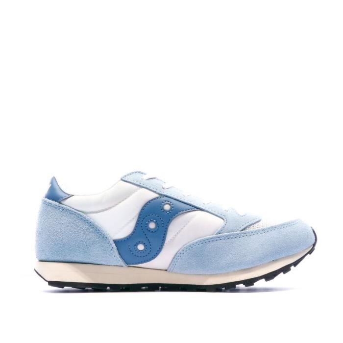 Basket blanche femme Saucony JAZZ ORIGINAL VINTAGE OR LIGHT Bleu