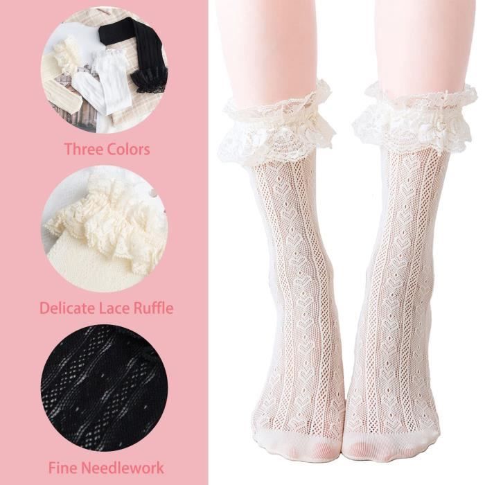 Chaussette en dentelle clearance