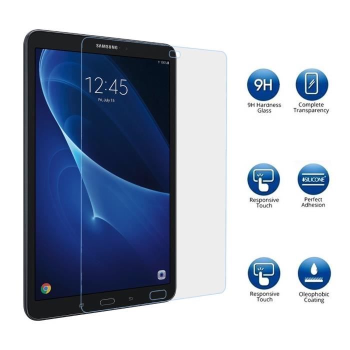 Samsung Galaxy Tab A 10.1 2019 Protecteur d'écran Verre trempé - 2 PACK
