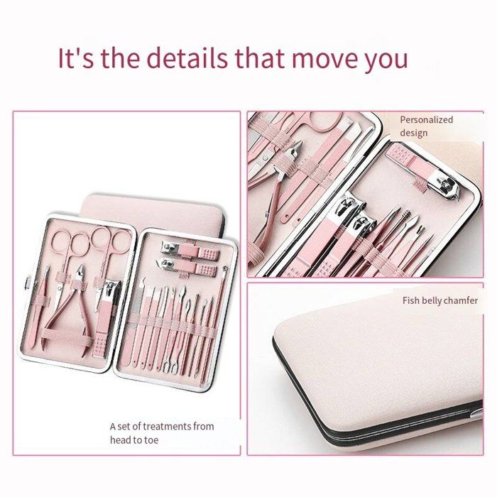 Kit De Ciseaux Et Coupe-ongles Pour Manucure/pédicure - Ensemble Homme/femme, Neuf