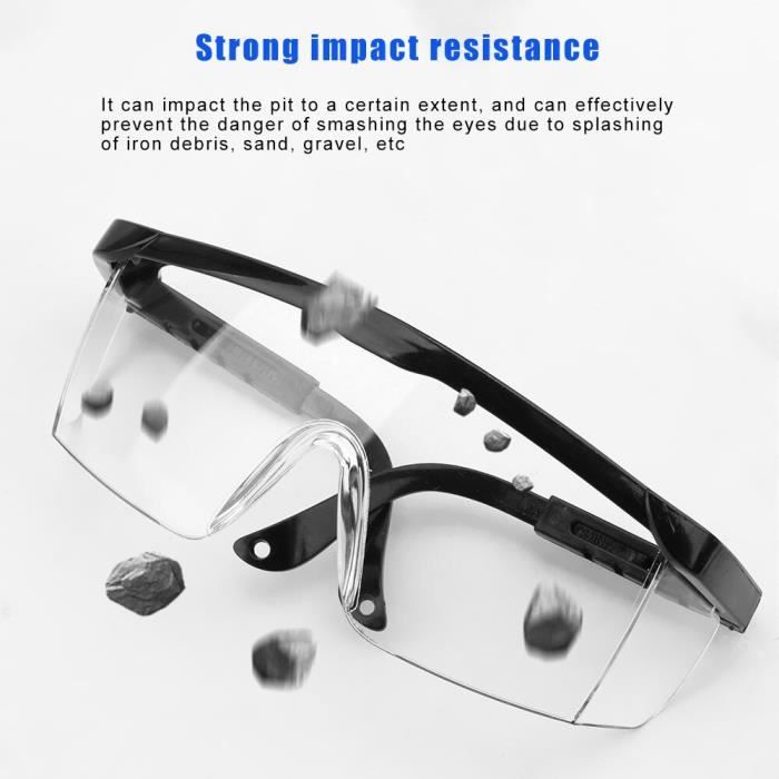 Lunettes De Moto Transparentes - Protection Contre Le Vent Et Les Débris, Monture Légère Et Confortable - Normes CE