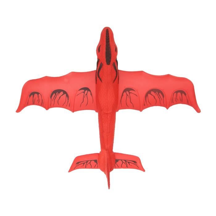 colmanda Planeur en Mousse Parachute Jouet, 4pcs Avion de Lancer Manuel + 4pcs J