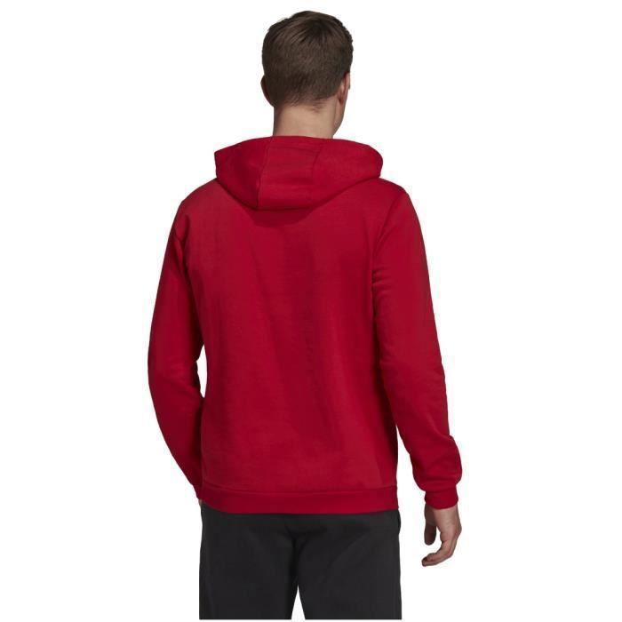 Sweat Hoodie adidas Entrada 22 Rouge Manches longues Col