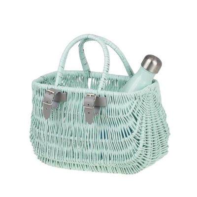 Panier De Vélo En Osier Détachable Panier Avant Vélo Avec Couvercle