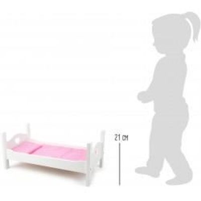 SEBRA Lit de poupée avec matelas classic white - Jouet 2ème âge - Éveil SEBRA Lit de poupée avec matelas classic white - Jouet 2ème âge - Éveil