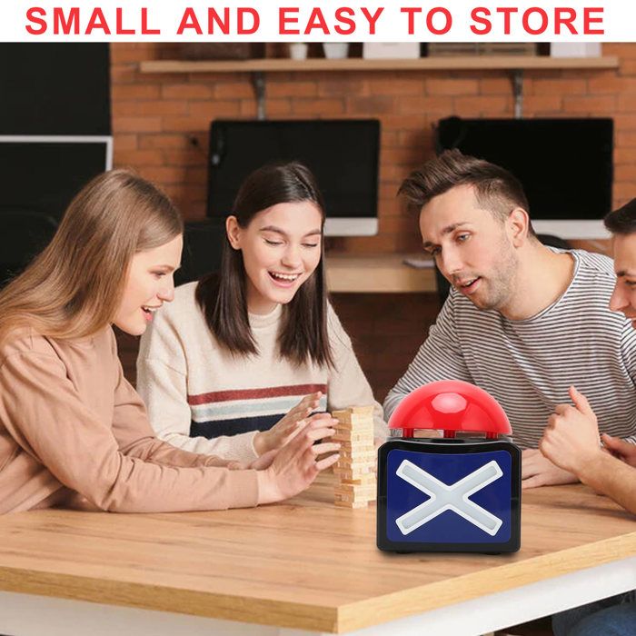 Buzzer 4 Touches – Jeu De Réponse Rapide Pour Soirées Quiz Et Compétitions