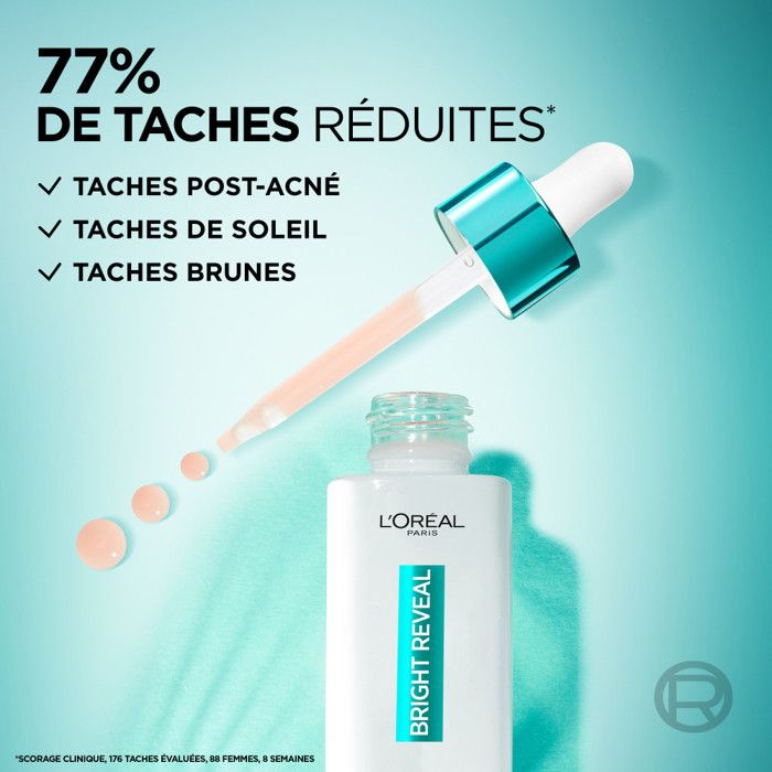 Srum Anti-Taches - L'Oral Paris - Bright Reveal - Niacinamide - 50ml -  Non gras - Cdiscount Au quotidien