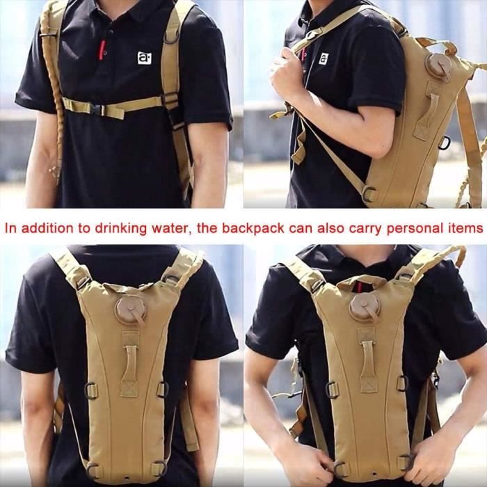 Sac d'Hydratation Molle 2.5 Litres 101 Incorporated - Hydratation (Camel  bags) sur  - Vêtements militaire et Equipem