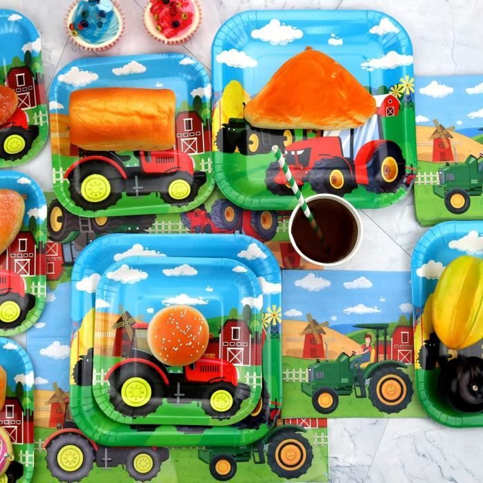 Objets de fête d'anniversaire pour enfants configurés pour l'espace de