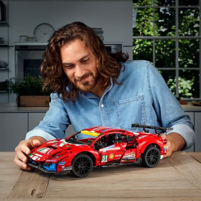 LEGO® Technic 42125 Ferrari 488 GTE “AF Corse #51”, Construction, Voiture  de Sport, Maquette Voiture à Construire, pour Adultes - Cdiscount Jeux -  Jouets