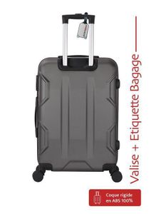Valise Cabine Rigide 17L – 45x34x20 Cm – Roues 360° – 2,1 Kg – Neuve