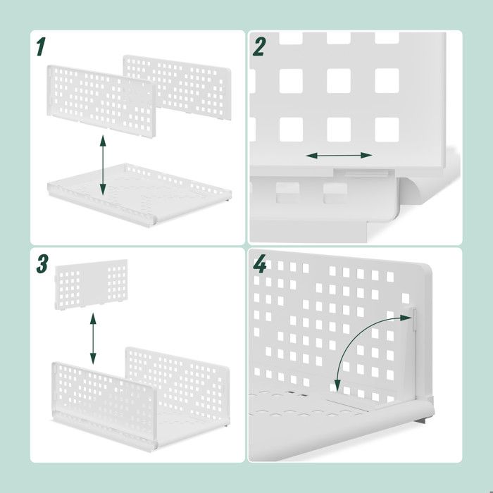 Relaxdays Bac de rangement, lot de 3, bacs empilables les uns sur les ...