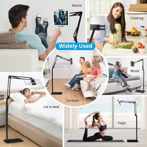 Support Tablette Pour Pied De Microphone - Pivotant à 360°, Longueur Réglable - Neuf