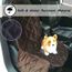 respirant Mothcattl Tapis de voiture pour animal domestique imperm/éable coussin de protection pour si/ège de voiture pour animal domestique normal noir