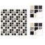 Stickers De Vitrine 10x10 Cm 18 Pc Carrelage Adhesif Art Metope