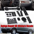 NEUFU Kit Autocollant de Voiture Réparation de Bouton Sticker Pour VW Volkswagen Touareg 2004–2009-0