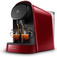 Machine à café à capsules double espresso PHILIPS L'Or Barista LM8012/51 - Rouge + 9 capsules-0