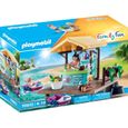 PLAYMOBIL - 70612 - Bar flottant et vacanciers - Accessoires inclus - Pour enfants à partir de 4 ans-0