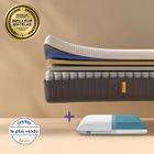 EMMA | Pack Matelas Hybride II 80x200 + Oreiller Original | Mémoire de Forme + Ressorts | MEILLEUR CHOIX Emma | Respiration