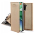 HTDMOBILES Housse etui portefeuille avec coque interieure en silicone pour Xiaomi Redmi A5 4G / Poco C71 + film ecran - OR MAGNET