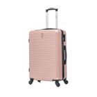 CELIMS FRANCE Valise Moyenne Taille 65cm | Valise Weekend | ABS | 4 roulettes 360° | Serrure Intégrée | Rose Gold