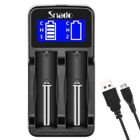 CHANGM Accu Chargeur Piles, LCD Chargeur de Batterie pour 18650, 18500, 18350, 17670, 17500, 16340, 14500, 10440 3.7V Batteries