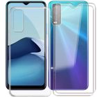 RASENA 2 Pack Film verre trempé + Coque Téléphone Pour vivo Y20s 6.51" Housse étui Transparente Anti-chute Silicone case