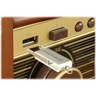 Platine vinyle ROADSTAR HIF-1993BT - Lecteur CD / MP3 - Radio FM - Bluetooth - Encodage USB - Marron
