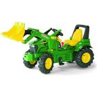 ROLLYT - ROLLY TOYS Tracteur à pédales John Deere avec pelle - ROLLY TOYS - X Trac - Pneus gonflables - Garçon - 3 ans et plus