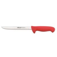 Couteau à filets Arcos Couleur - Prof 295122 en acier inoxydable Nitrum et mango polypropylène rouge ergonomique avec lame de 20