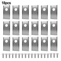 18pcs Stainless Steel Blades Replacement For Worx Landroid Robotic Lawnmower Cutting Blade Set Lawn Mower Parts