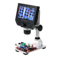 Microscope Numérique - NETBOAT - 1-600x - 4.3 LCD écran - 8 LED Réglable - HD 3.6MP CCD - Vidéo pour QC