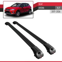 Barras De Techo Para Seat Arona (KJ7) 2017-2025 - 2 Barras De Aluminio Gris, Portaequipajes