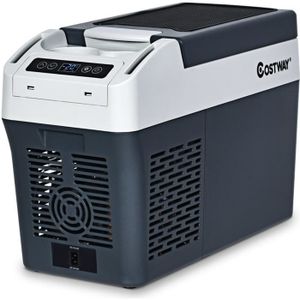 RÉFRIGÉRATEUR CLASSIQUE COSTWAY 12L Réfrigérateur de Voiture Portable à Co