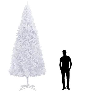 Sapin De Noel Floque Blanc Achat Vente Pas Cher