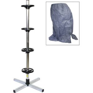 Support Rangement Pneus XXL - 4 Roues Jusqu'à 295mm - Anti-condensation - Garage Et Cave