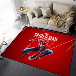 YZGAH Spiderman Jeu Tapis pour Salon Grand Tapis pour Enfants Chambre  Décoration Couloir Étage Chambre Tapis De Chevet F1394 120X160Cm