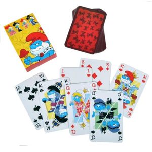 JEU SOCIÉTÉ - PLATEAU Jeux de 54 cartes à jouer Puppy Les Schtroumpfs (755212)
