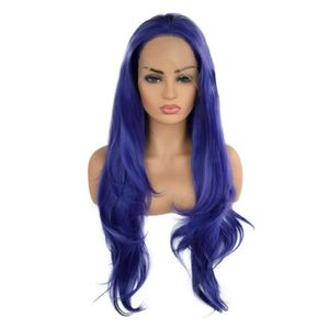 perruque bleue femme
