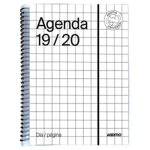 University Agenda Journalier 2019-2020 de Juillet /à Ao/ût 1 Jour par Page Format 12 x 18cm Couverture Noire LECAS 100738217