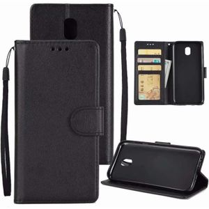 Laybomo Samsung Galaxy J3 J330 Etui Housse PU Cuir Pochette Portefeuille Aimant Protecteur Flip Cover Doux TPU Silicone Coque pour Galaxy J3 2017 avec Slot pour Carte Bleu Série Affaires 2017 