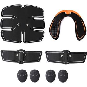 APPAREIL ABDO Stimulateur électrique des muscles abdominaux Kit d'entraînement physique 8 pièces + stimulateur fessier fourni