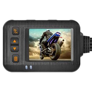 Système de caméra denregistrement de moto de 4,0 pouces DVR de caméra de tableau de bord à double objectif 1080P enregistreur de conduite vidéo avec GPS et Wifi IP65 étanche 256G Max 